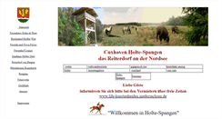 Desktop Screenshot of cux-holte-spangen.de
