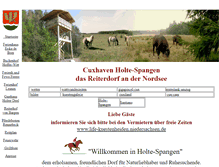 Tablet Screenshot of cux-holte-spangen.de